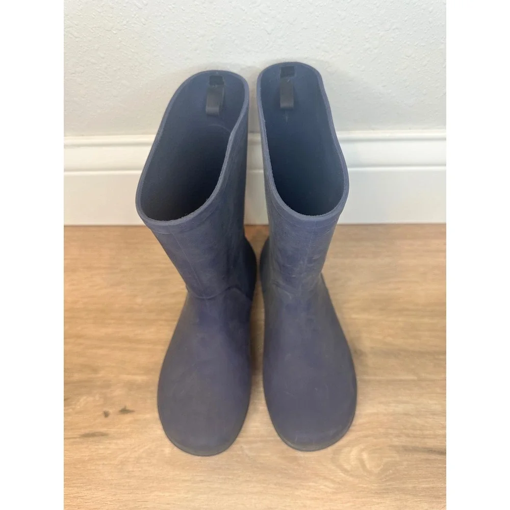 Target Rain Boots Kids Size 13 Navy Blue Waterproof Rubber Puddle Jumpers Spring